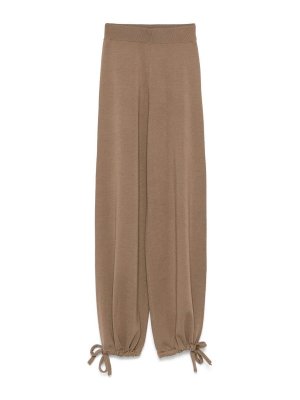 Max Mara: カジュアルトラウザー - カジュアルパンツ - ベージュ