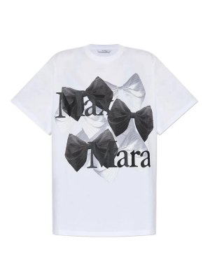 Max Mara: Strickpullover mit Rundhalsausschnitt - Rundhalspullover - Weiß