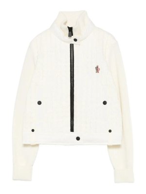 MONCLER: giacche imbottite - Cardigan in maglia
