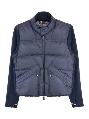 MONCLER: Kurze Daunenjacken - Daunenjacke - Bronze
