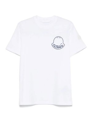 MONCLER: T-shirts - T-Shirt - Weiß
