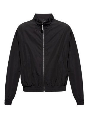 Palm Angels: giacche casual - Giacca a vento Classic Logo Trk Nera
