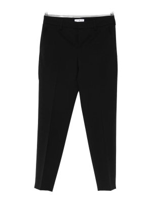 PT TORINO: Pantalons casual - Pantalons Décontractés - Noir