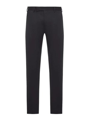 PT TORINO: casual trousers - Dieci Black Trousers