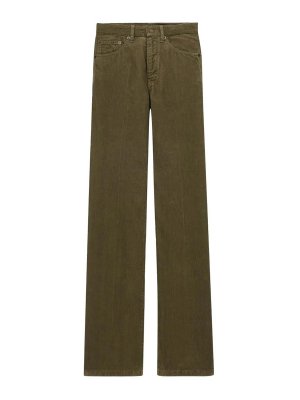 SAINT LAURENT: casual trousers - Clyde Pant Hunting Kaki