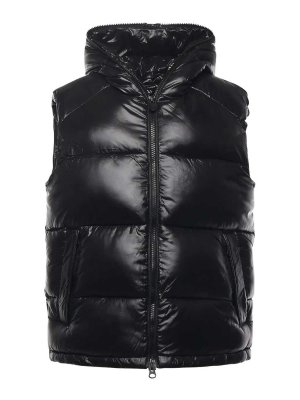 Save The Duck: giacche casual - Gilet con cappuccio Dexter Nero