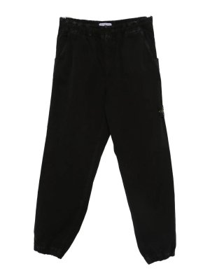 STONE ISLAND: casual trousers - Loose Black trousers