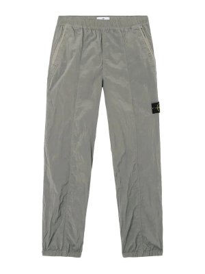 STONE ISLAND: Pantalons casual - Pantalons Décontractés - Gris