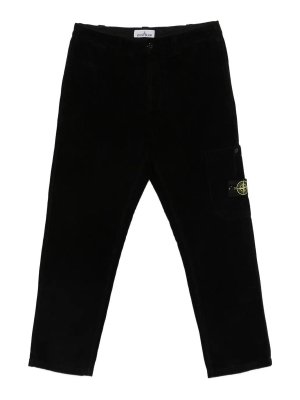 STONE ISLAND: casual trousers - Pantalone Regular Black
