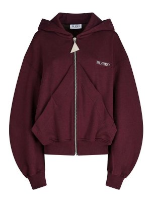 The Attico: Sweatshirts & Sweaters - Sweatshirt Burgundy