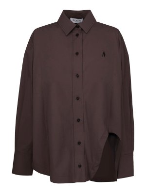 The Attico: camicie - Camicia Marrone Scuro