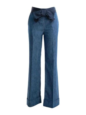 VALENTINO GARAVANI: Straight Leg Jeans - Straight Leg Jeans - Blau