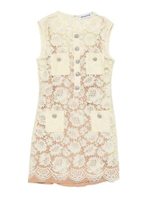 Self Portrait: Kurze Kleider - Kurzes Kleid - Gelb