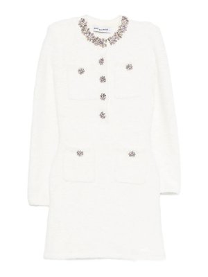 Self Portrait: Kurze Kleider - Kurzes Kleid - Weiß