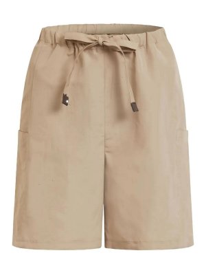 Max Mara: Trousers Shorts - Quebec Beige Short Trouser