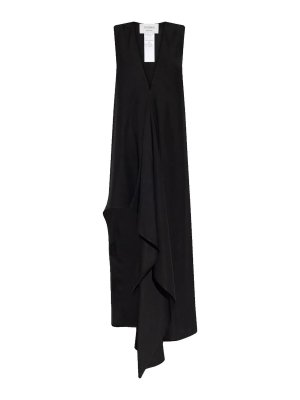 SPORTMAX: knee length dresses - Acline1234 Black Dress
