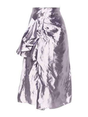 Maison Margiela: Knielange und Midi Röcke - Midirock - Hell-Lila