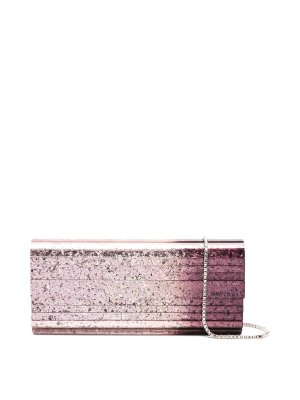 JIMMY CHOO: clutches - Sweetie Dga Silky Blush Mix