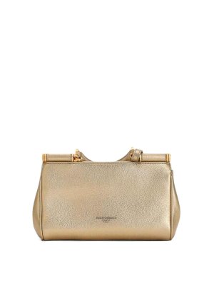 DOLCE & GABBANA: cross body bags - Top Handle Bag Oro