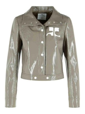 Courreges: Chaquetas casual - Chaqueta Casual - Gris
