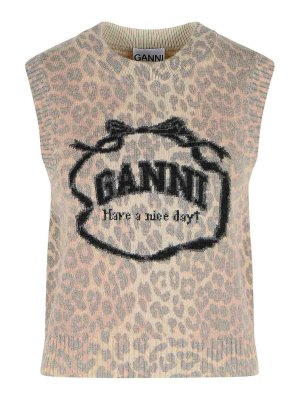 GANNI: ベスト - ベスト - ブラウン