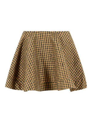 GANNI: ニーレングススカート＆ミディ丈 - 膝丈/ミディスカート - ブラウン