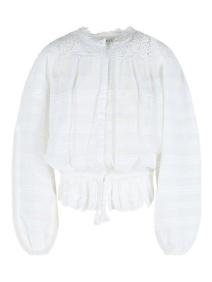 ISABEL MARANT: shirts - Polly White Cotton Shirt