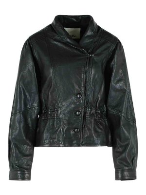 ISABEL MARANT: Chaquetas de cuero - Chaqueta De Cuero - Negro