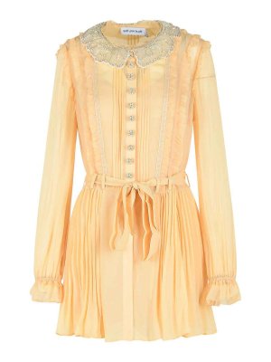 Self Portrait: Vestidos cortos - Vestido Corto - Crema