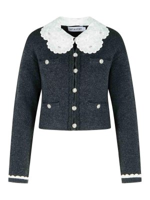 Self Portrait: Cárdigans - Cárdigan - Gris