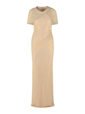 Self Portrait: Vestidos media pierna - Vestido Midi - Crema