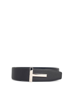 TOM FORD: belts - Brown Leather Belt
