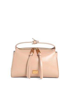 DOLCE & GABBANA: totes bags - Vittoria Leather Handbag Nude