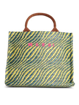 Marni: Bolsos Shopping - Bolso Shopping - Verde