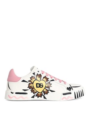 DOLCE & GABBANA: trainers - Portofino Leather Sneakers