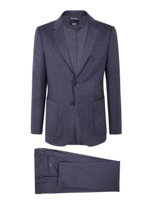 ZEGNA: formal suits - Wool suit with two button closure