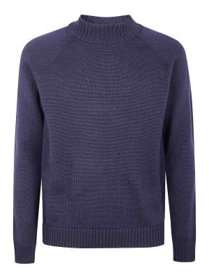 ZANONE: Suéteres con cuello pico - Suéter Cuello Redondo - Azul