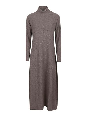 ANTONELLI FIRENZE: ニーレングスドレス - 膝丈ドレス - ブラウン