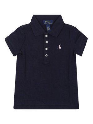 RALPH LAUREN: Polos  - Polo - Bleu Foncé