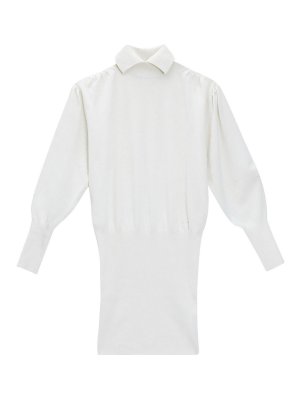 GENNY: knee length dresses - Cashmere dress