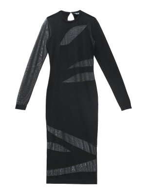 JUST CAVALLI: knee length dresses - See Through dress