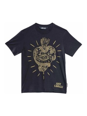JUST CAVALLI: Camisetas - Camiseta - Negro