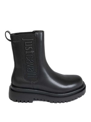JUST CAVALLI: Stiefeletten - Stiefeletten - Schwarz