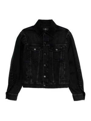 7 FOR ALL MANKIND: casual jackets - `Twisted Jacket
