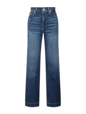 7 FOR ALL MANKIND: Jeans Rectos - Vaqueros Rectos - Azul