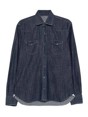 BARBA NAPOLI: Chemises - Chemise - Bleu