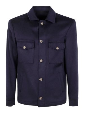 BARBA NAPOLI: Chemises - Chemise - Bleu