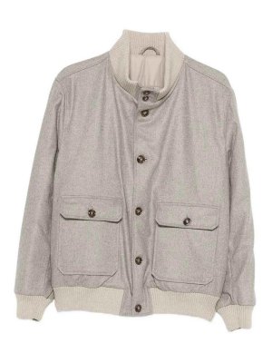 BARBA NAPOLI: Chaquetas Bomber - Chaqueta Bomber - Beis