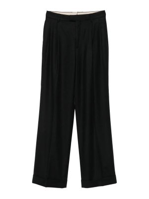 BERWICH: Pantalones casual - Pantalón Casual - Negro