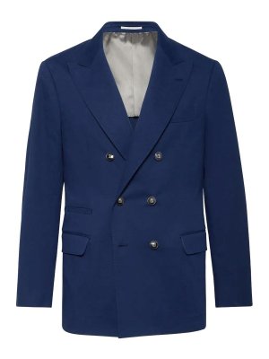 BRUNELLO CUCINELLI: Blazer - Blazer - Dunkelblau
